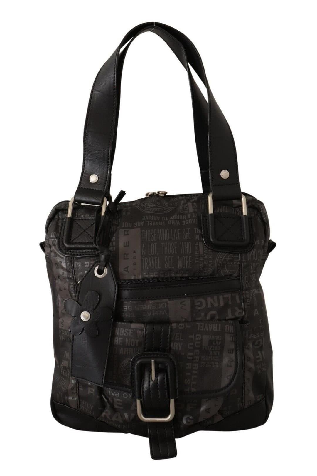 WAYFARER Wayfarer Women's Black Printed Logo Shoulder Handbag