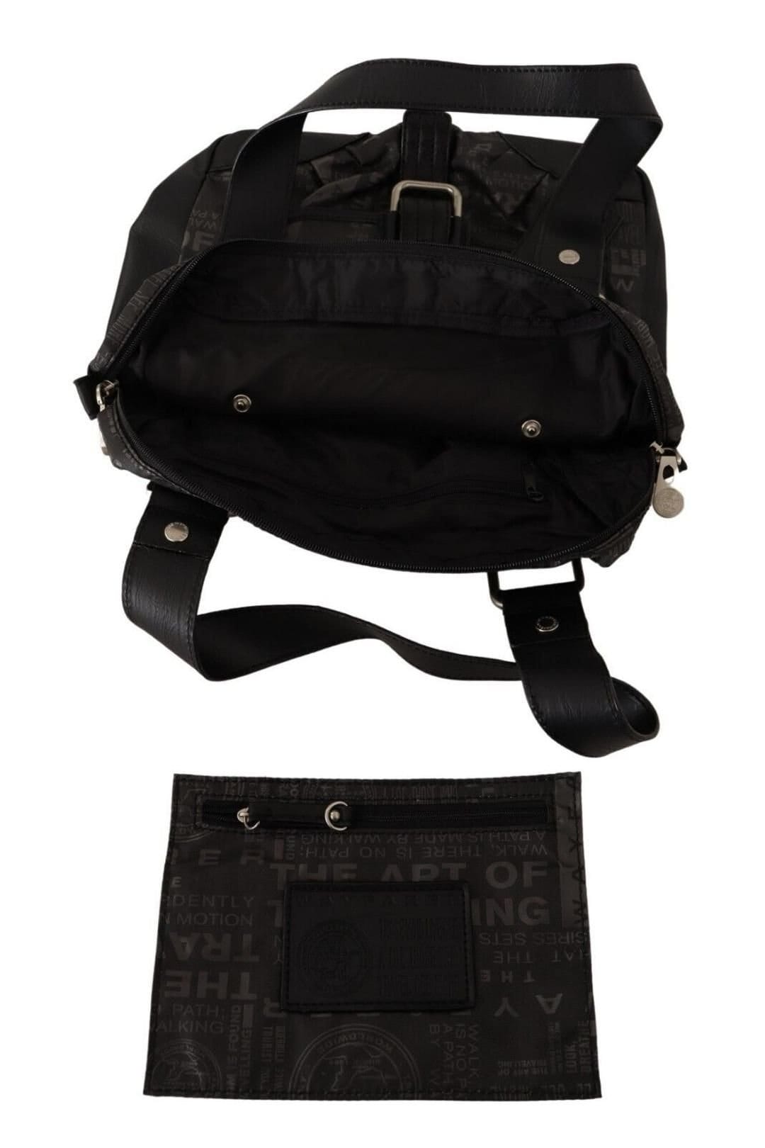 WAYFARER WAYFARER Women's Black Printed Logo Shoulder Handbag Purse Bag - 4