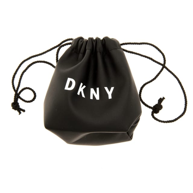 DKNY DKNY Women's Micropave Gold Bangle - Gold & Crystal - 2