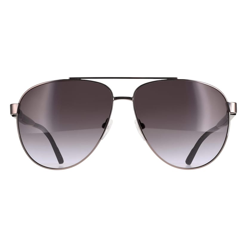 Calvin Klein CALVIN KLEIN Men's Aviator Dark Gunmetal Brown Gradient CK21132S in Grey - 1