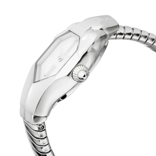 Just Cavalli Just Cavalli Women's Glam Chic Septagon Silver Dial Watch - 3