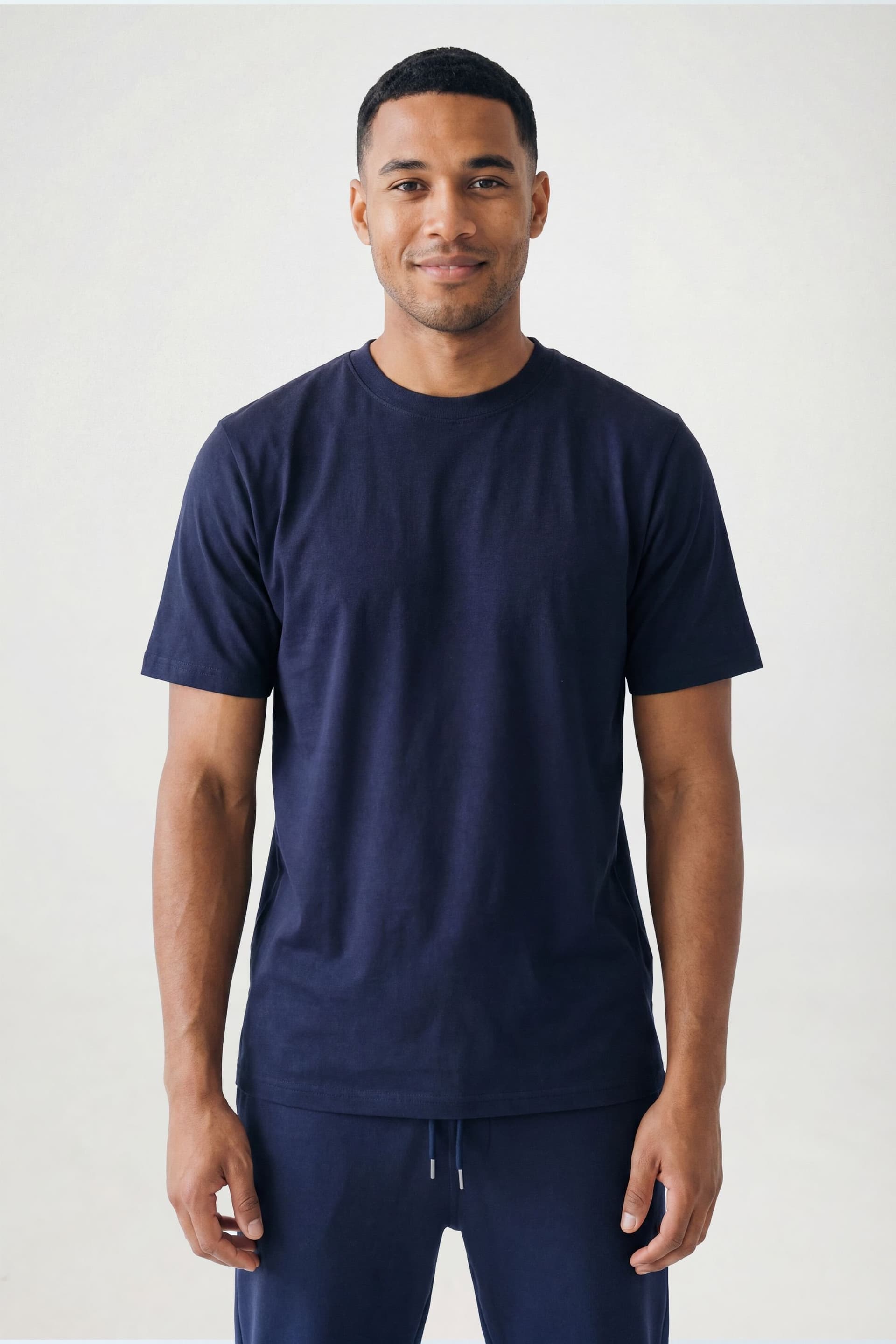 CICAY CICAY Men's Relaxed Fit Crew Neck Cotton T-Shirt