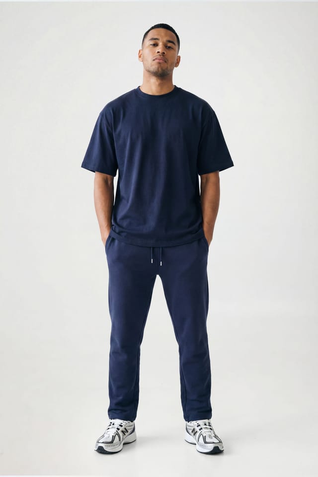CICAY CICAY Men's Relaxed Fit Crew Neck Cotton T-Shirt - 2