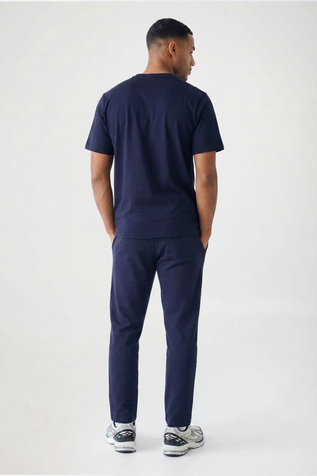 CICAY CICAY Men's Relaxed Fit Crew Neck Cotton T-Shirt - 3