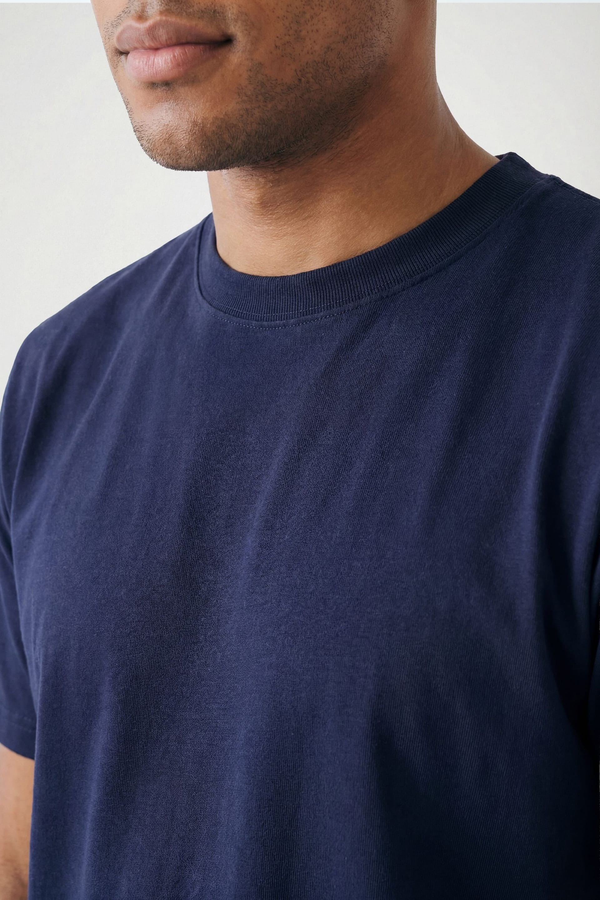 CICAY CICAY Men's Relaxed Fit Crew Neck Cotton T-Shirt - 4