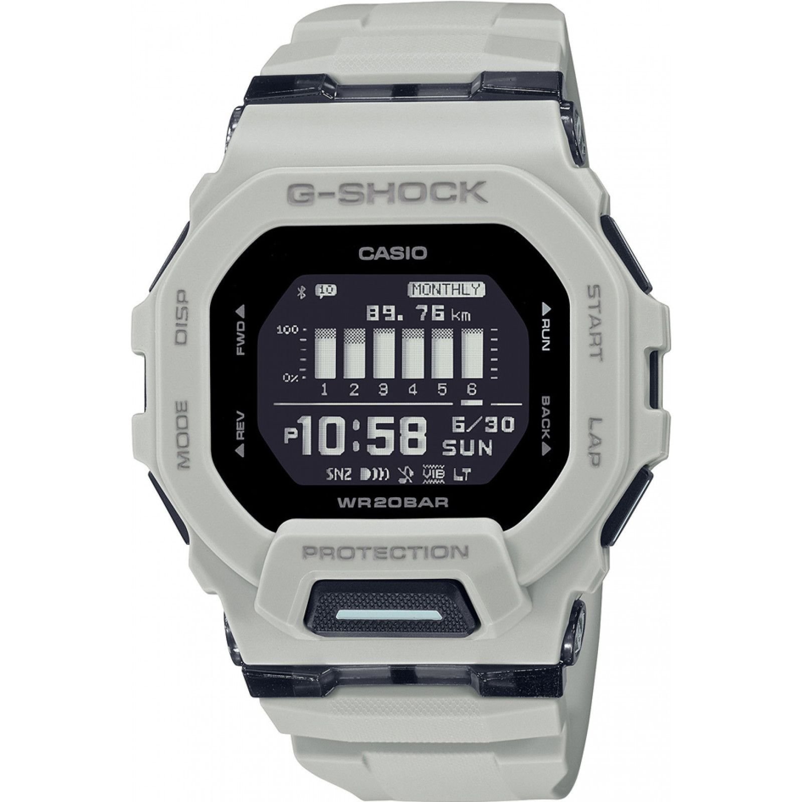Casio Casio Men's GBD-200UU-9ER G-Shock 46mm Quartz Watch in White - 1