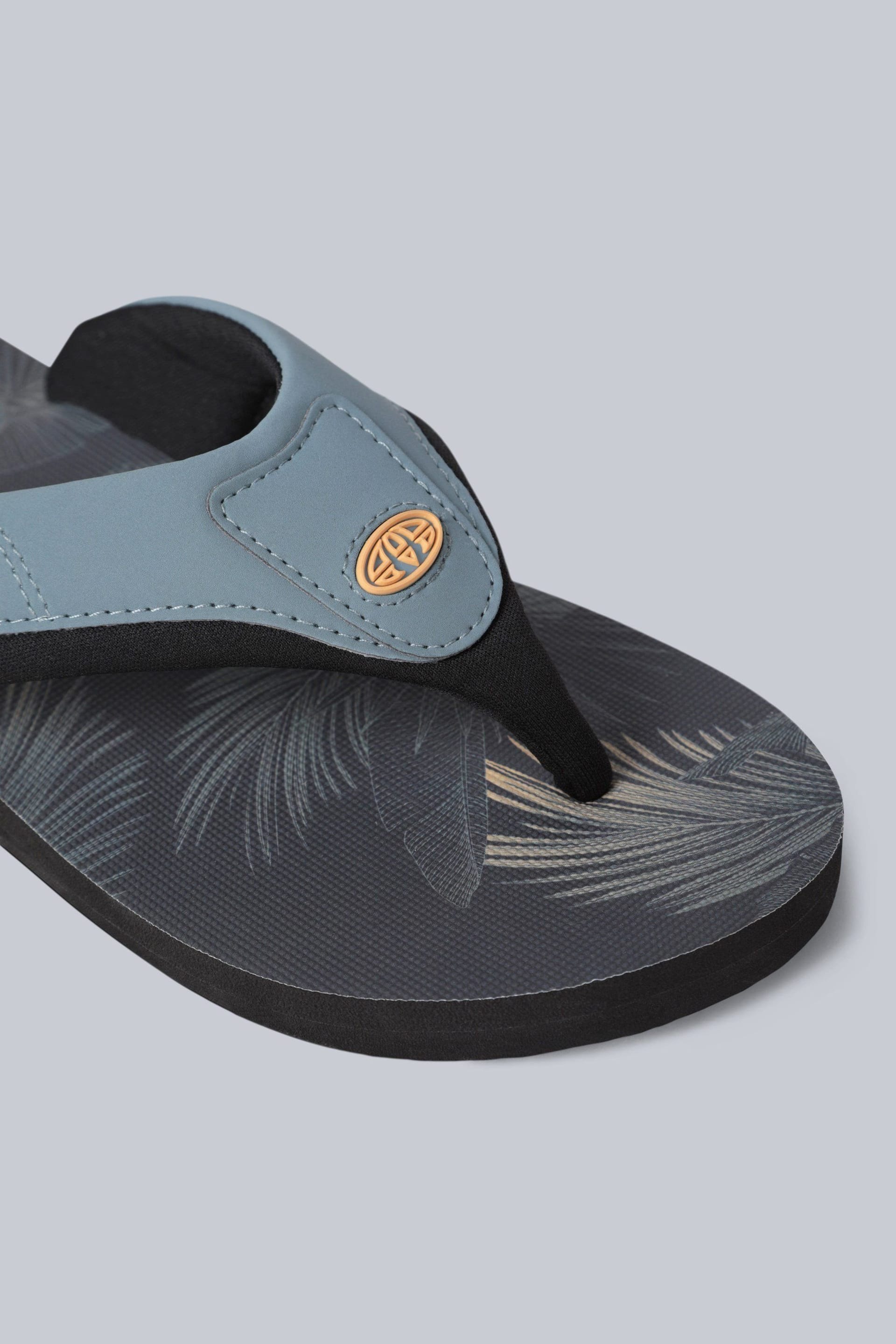 Animal Animal Men's Jekyl All Over Printed Lightweight Flip Flop in Olive - 4