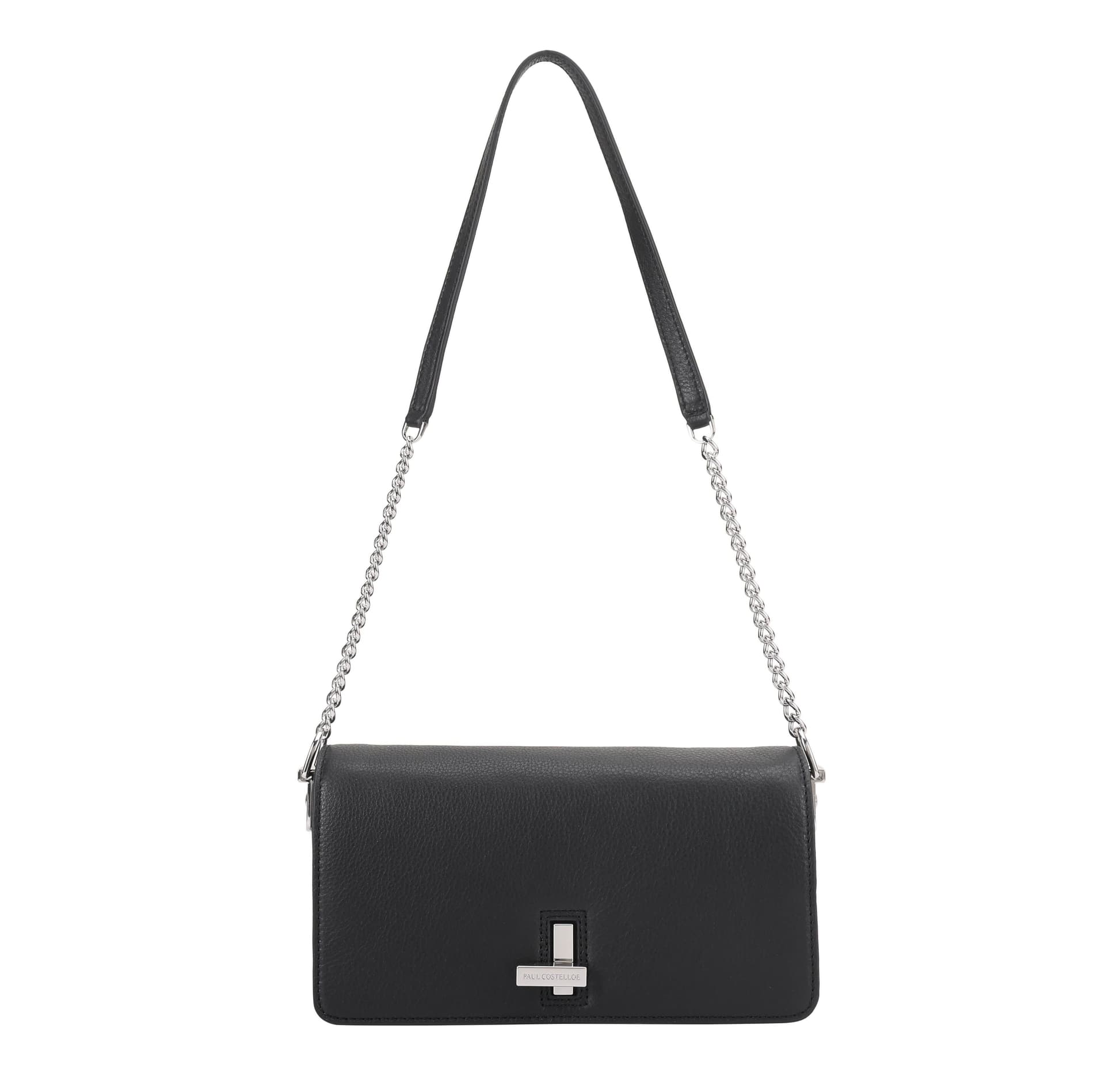 Paul Costelloe Paul Costelloe Women's Delaney Cross Body Bag in Jet Black