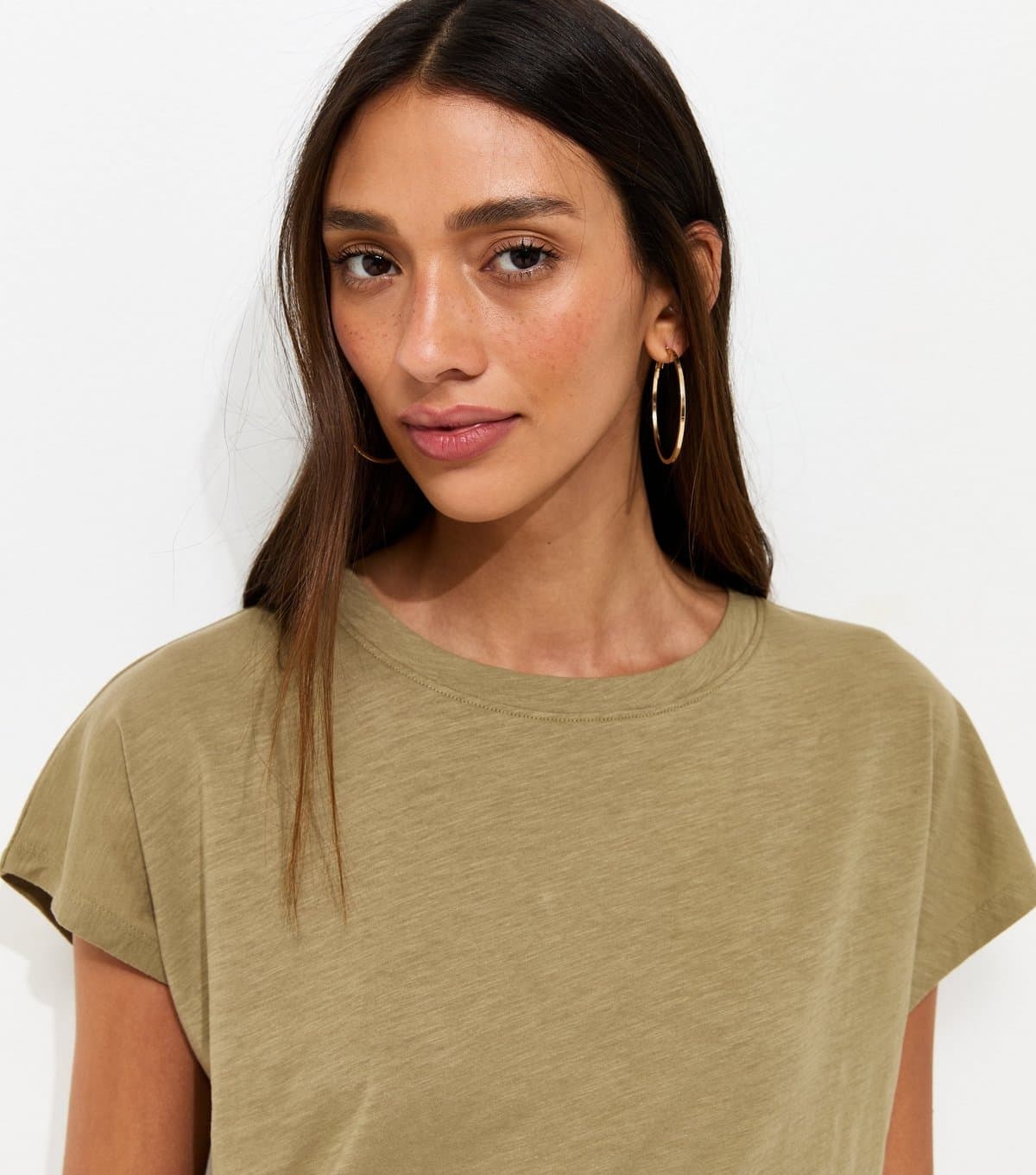 New Look New Look Green Jersey Crew Neck T-Shirt