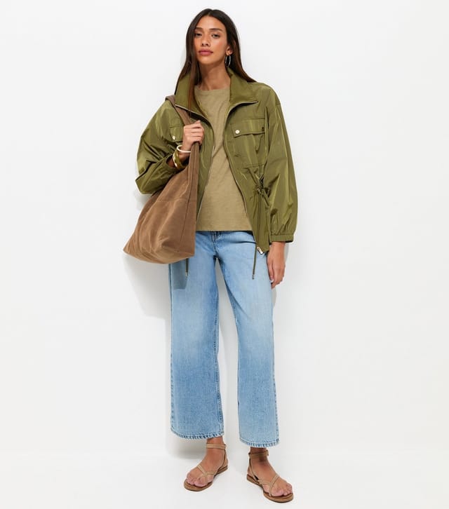 New Look Women's Green Grown On Sleeve T-Shirt New Look - 3