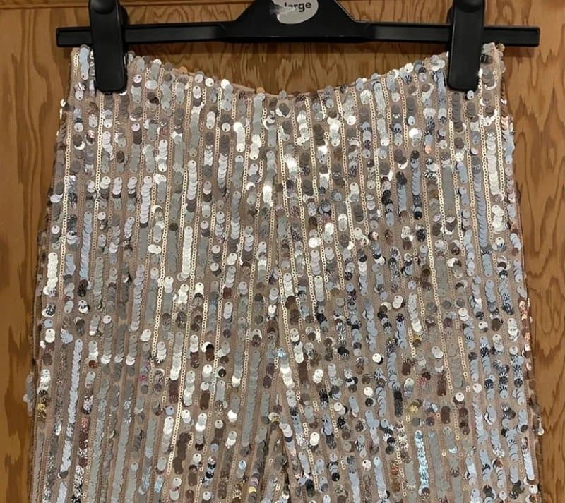 ASOS Asos size 6 all over sequin Christmas party cigarette trousers