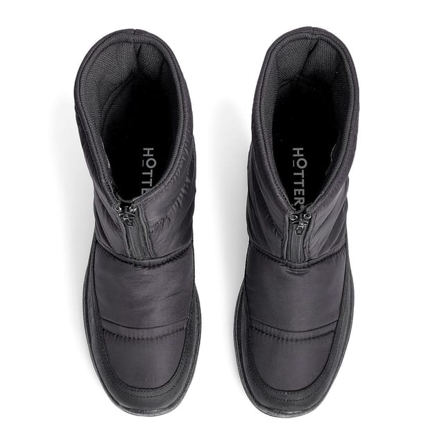 Hotter Hotter Women's Wide Fit 'Traction' Waterproof Boots in Black - 3