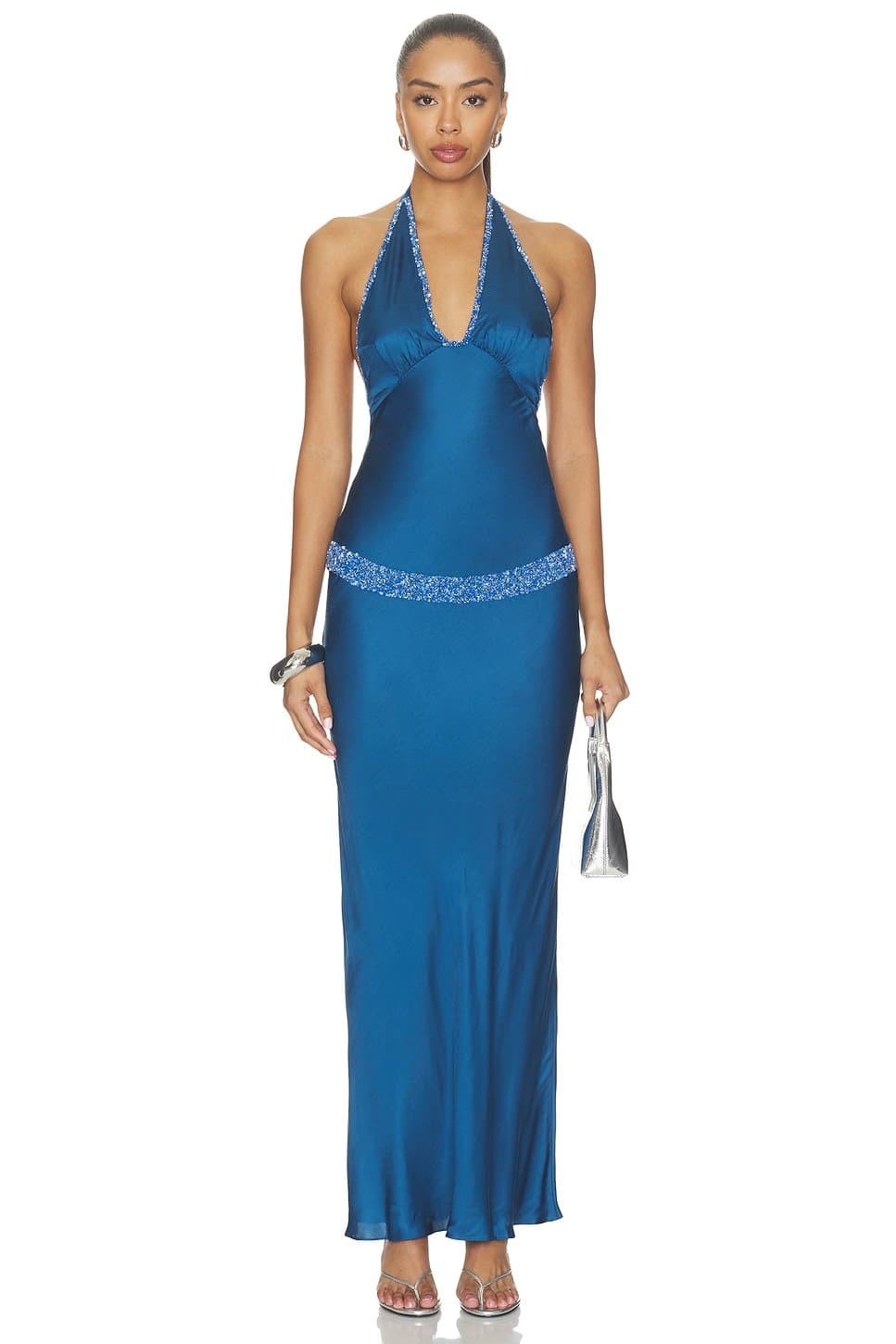 revolve Celine Hand Beaded Dress