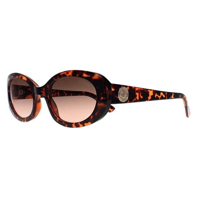 Guess Guess Women's Oval Dark Havana Brown Gradient GF6150 - 2