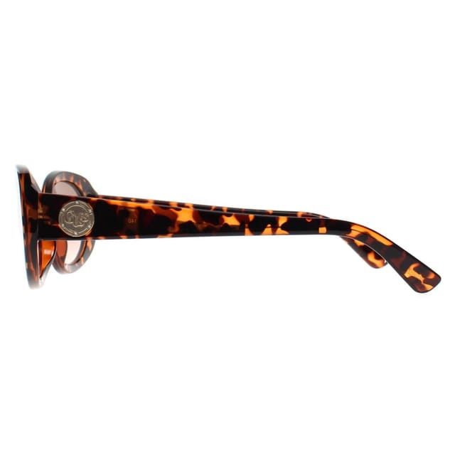 Guess Guess Women's Oval Dark Havana Brown Gradient GF6150 - 3