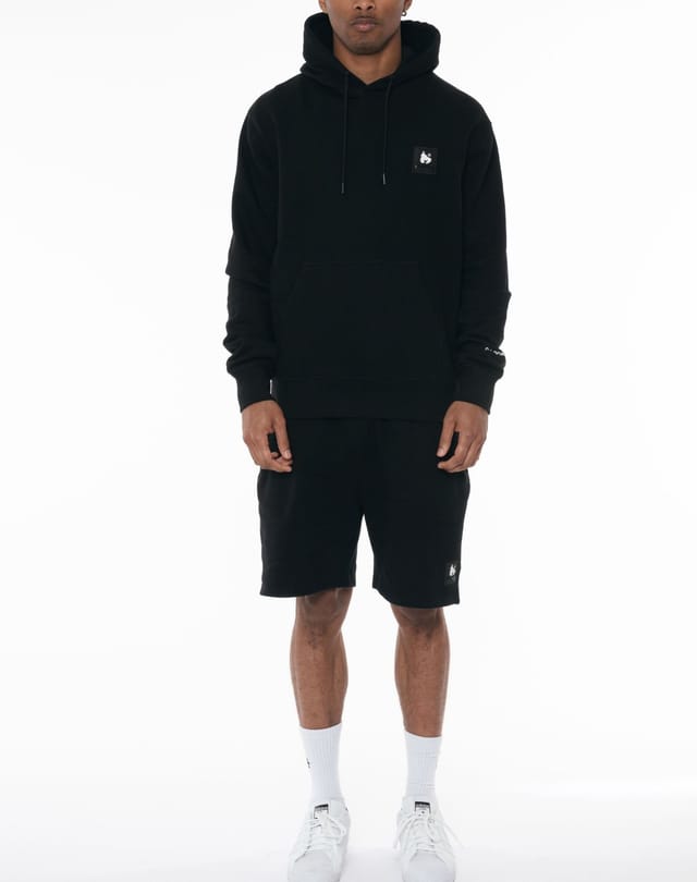 Money Money Men's Combo Patch Hood in Black - 3