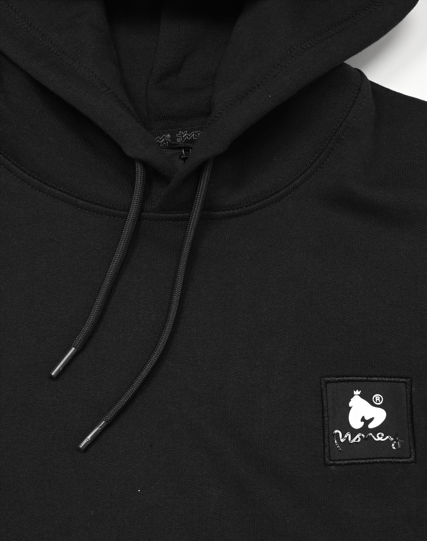 Money Money Men's Combo Patch Hood in Black - 4