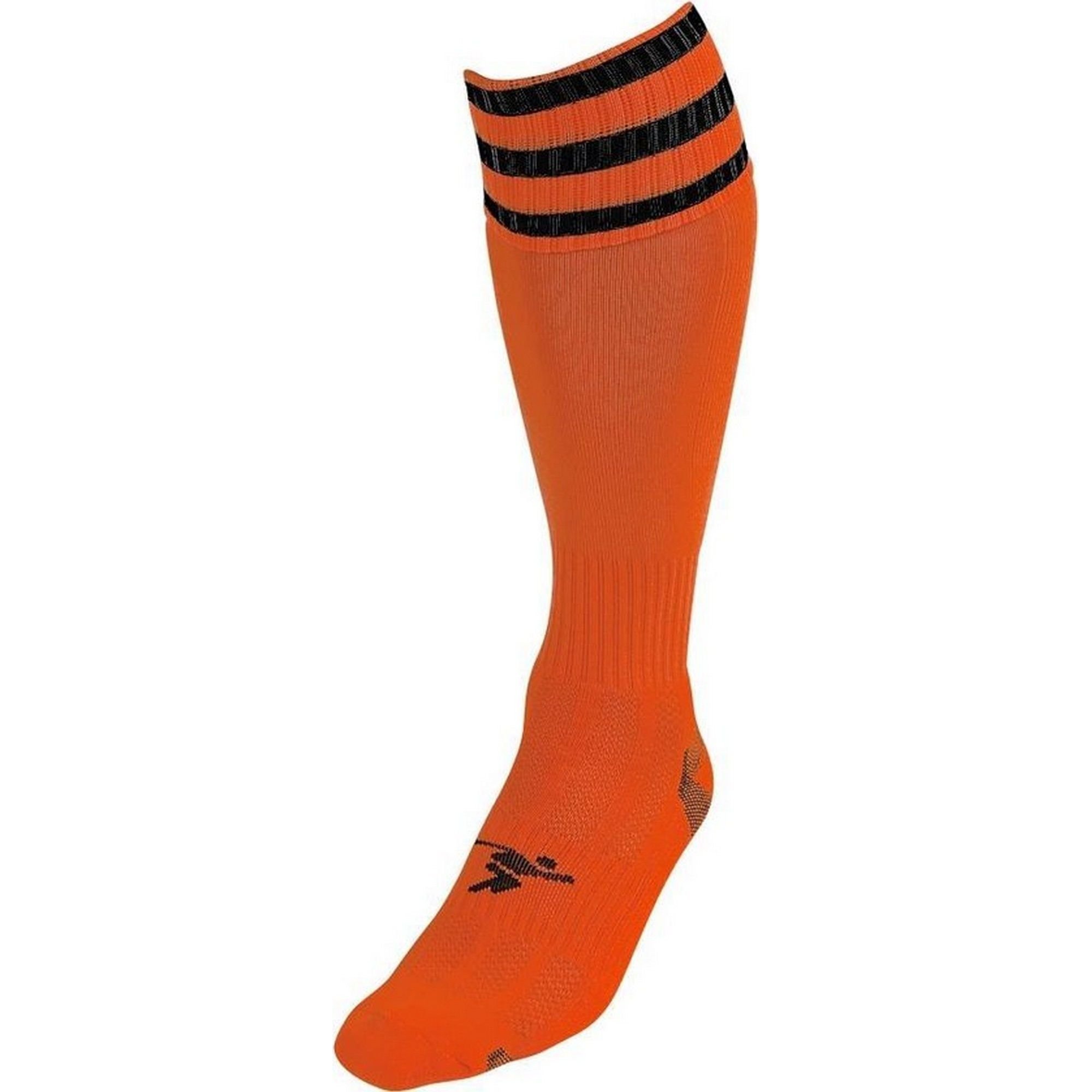 Precision Precision Men's 3 Stripe Pro Football Socks in Tangerine - 2