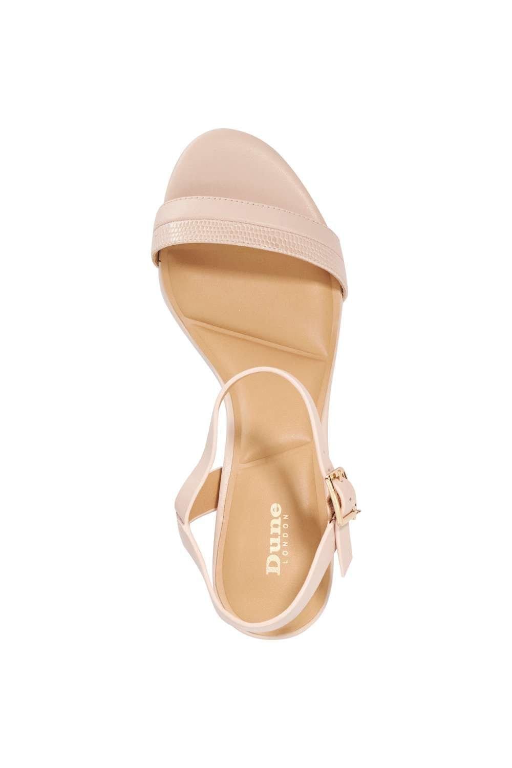 Dune London Dune London Women's 'Jaycie' Leather Sandals in Natural - 4