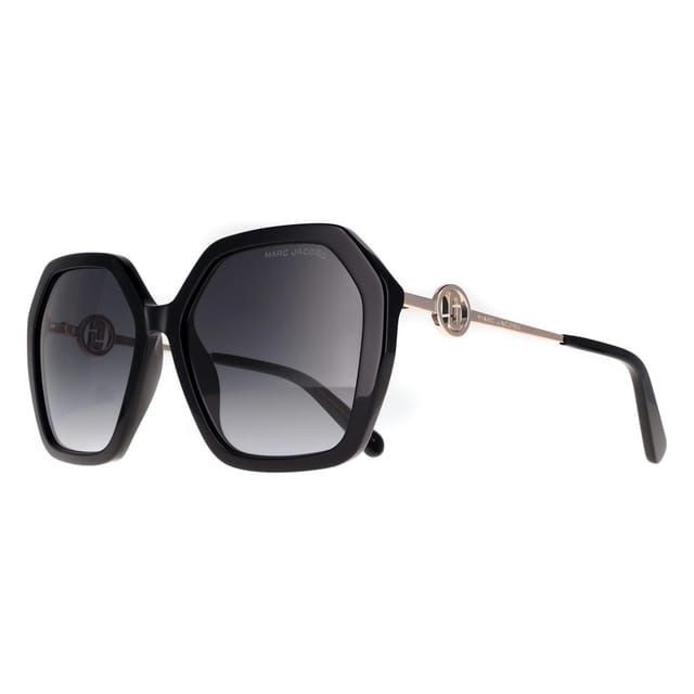 Marc Jacobs Marc Jacobs Women's Butterfly Black Dark Grey Gradient MARC 689/S - 2