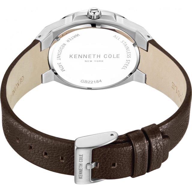 Kenneth Cole Kenneth Cole Men's KCWGB2218401 Classic 43mm Quartz Watch in Brown - 2