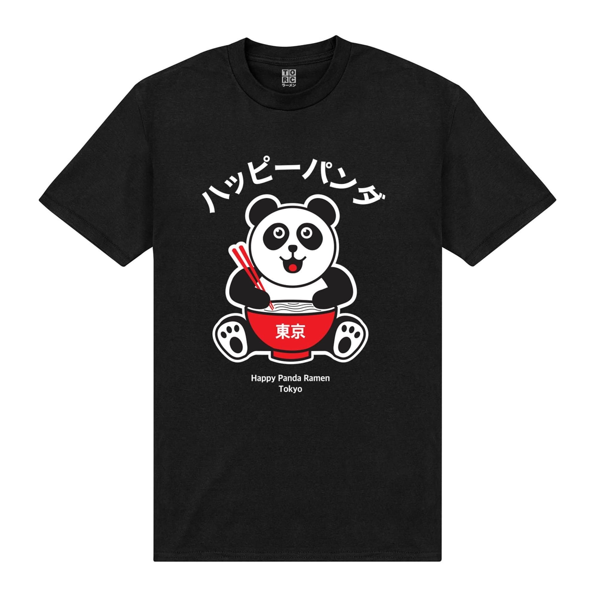 TORC TORC Men's Happy Panda T-Shirt in Black