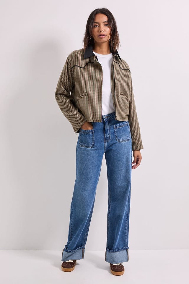 Dorothy Perkins Dorothy Perkins Women's PU Collar Jacket - 2