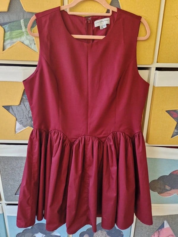 Never Fully Dressed Never fully dressed women's Burgundy Monika Mini Dress size 18 - 1