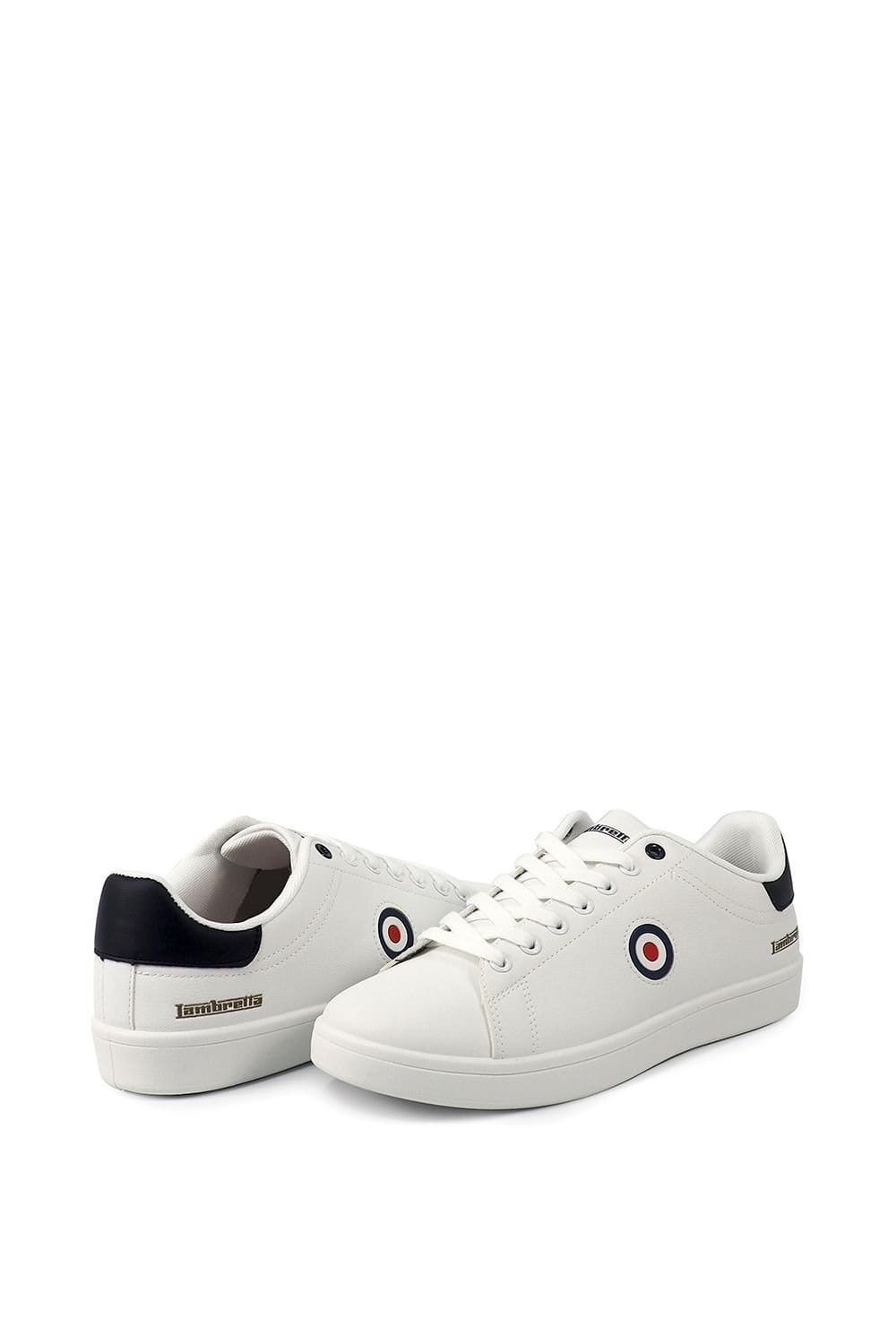 Lambretta Lambretta Men's 'Pinball 2' Cupsole Trainer in White - 4