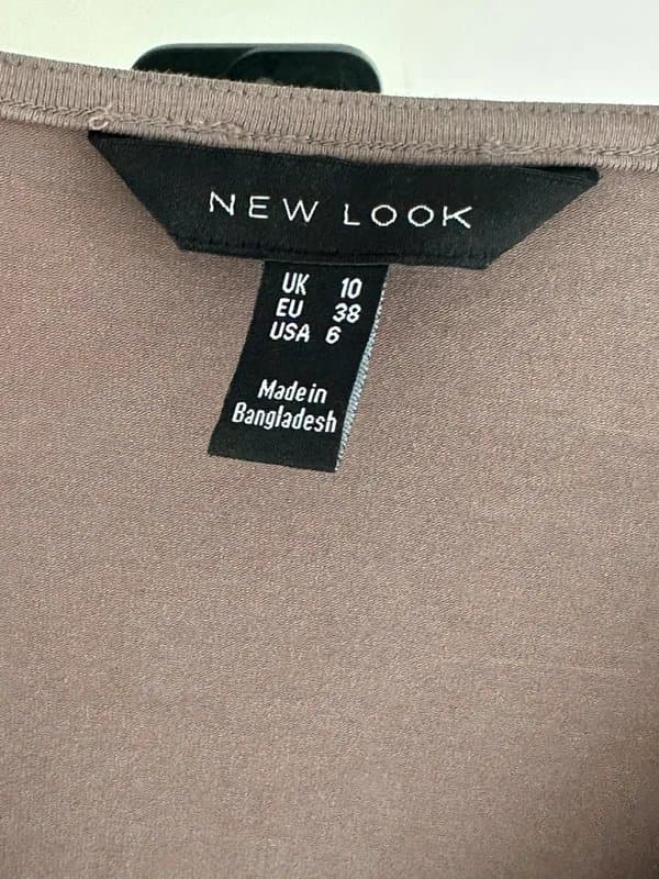 New Look Brown long sleeve bodysuit