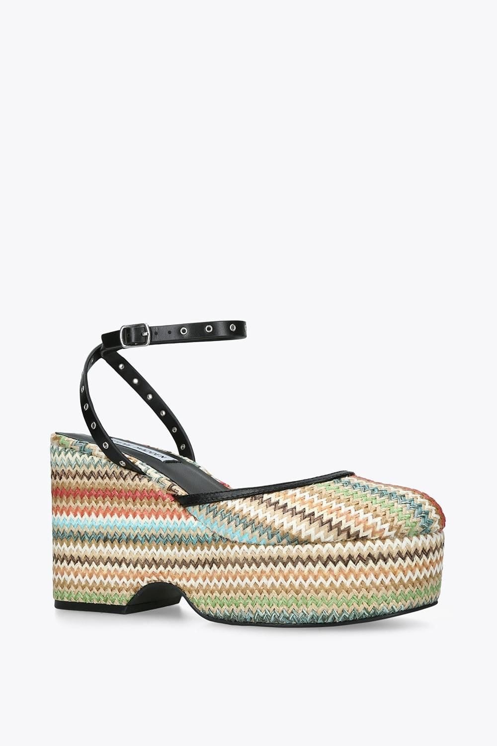 Steve Madden STEVE MADDEN Women's 'Kosmic Multi' Fabric Sandals - 4