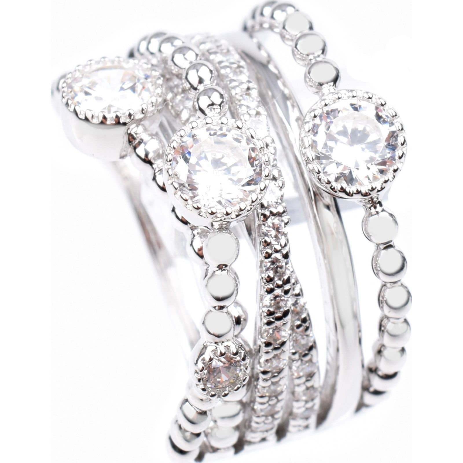 diamonfire Diamonfire Women's 6117801082160 Ring in Silver
