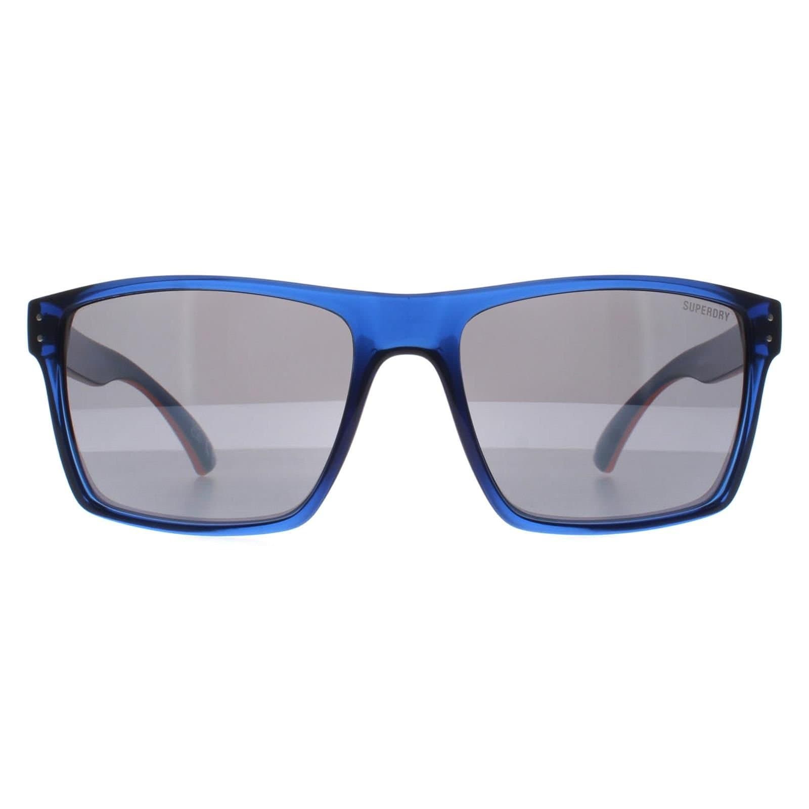 Superdry Superdry Men's Square Navy & Black Silver Mirror Kobe in Blue