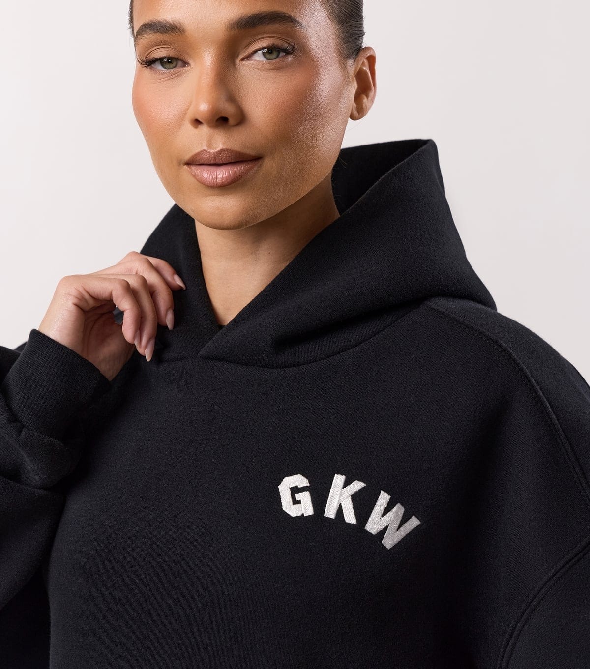 Gym King Women's Women's Black Inspire Oversized Hoodie Gym King New Look - 4