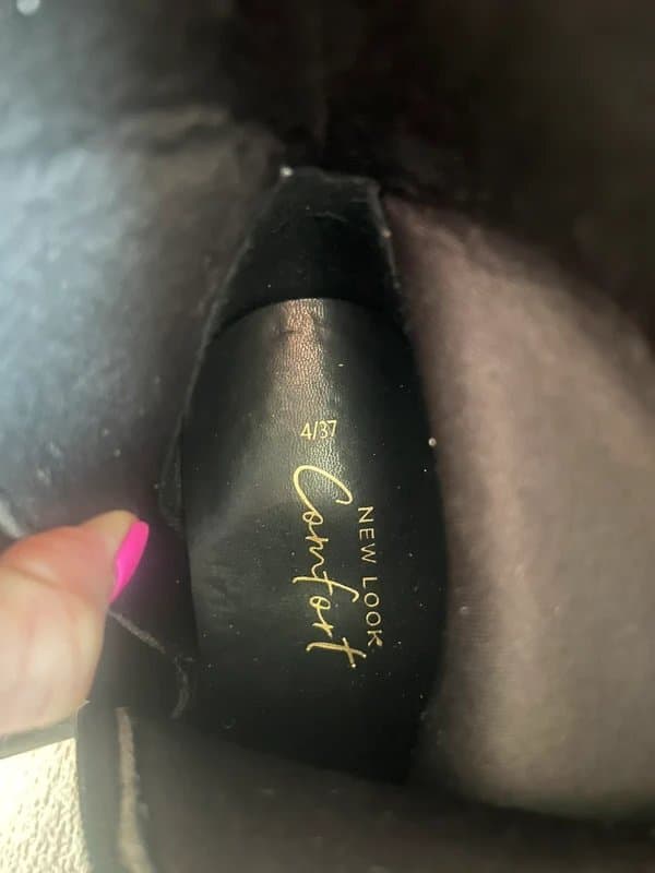 New Look New Look black boots size 4 worn once