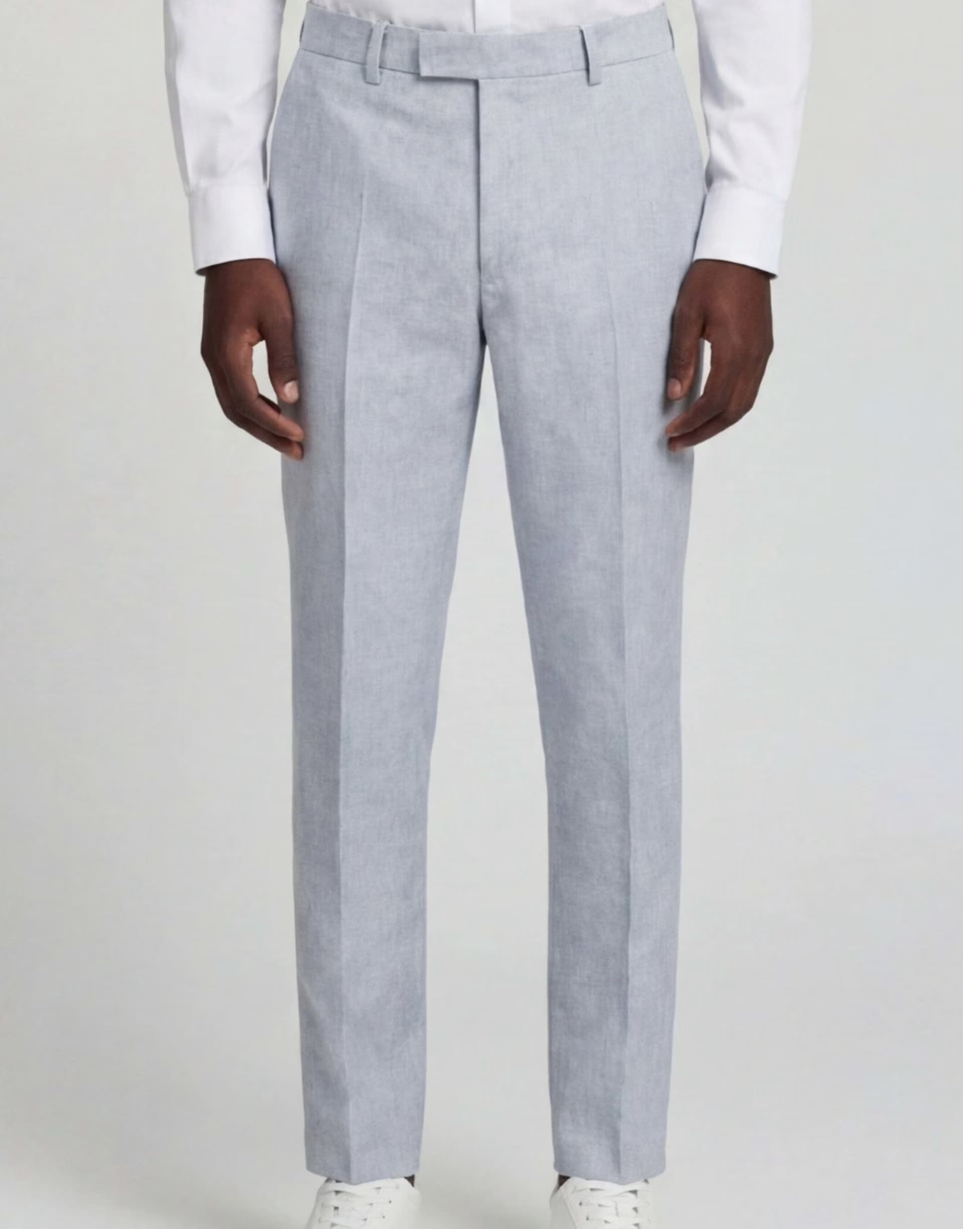ASOS Harry Brown Giacomo slim fit suit trousers in light blue