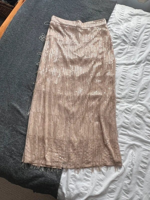 ASOS Design ASOS design sequin embellished maxi skirt uk 14 - 1