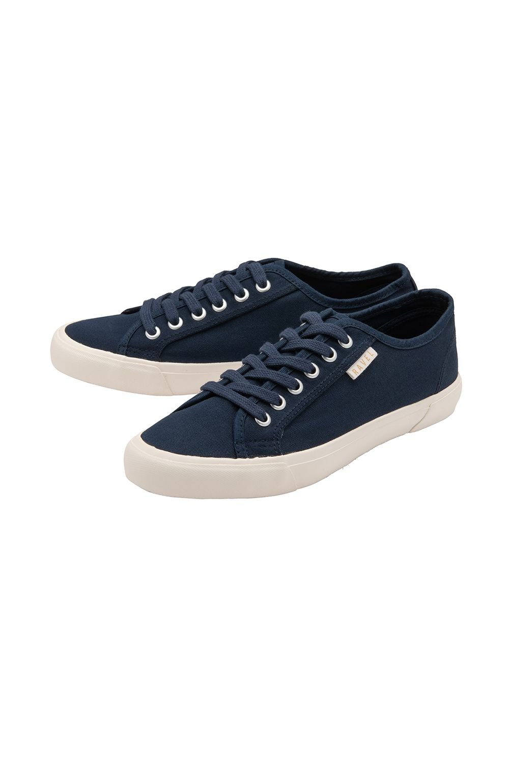 Ravel Ravel Women's 'Sulby' Canvas Lace-Up Plimsolls in Navy - 2