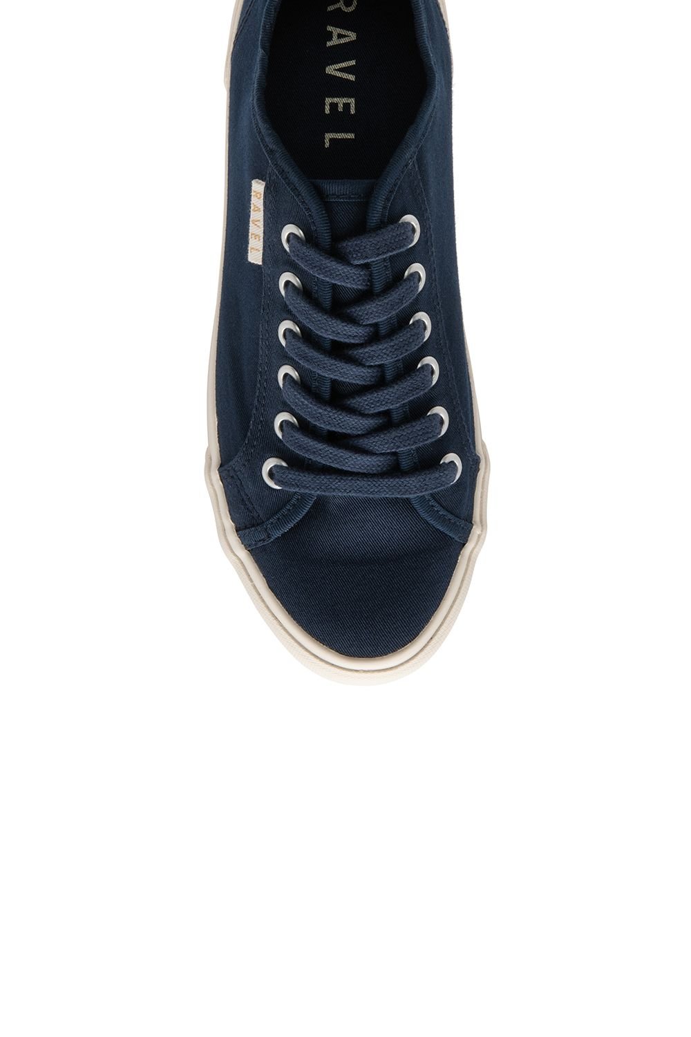 Ravel Ravel Women's 'Sulby' Canvas Lace-Up Plimsolls in Navy - 4