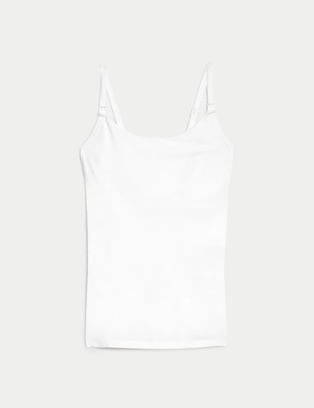 M&S Maternity White Cotton Nursing Vest