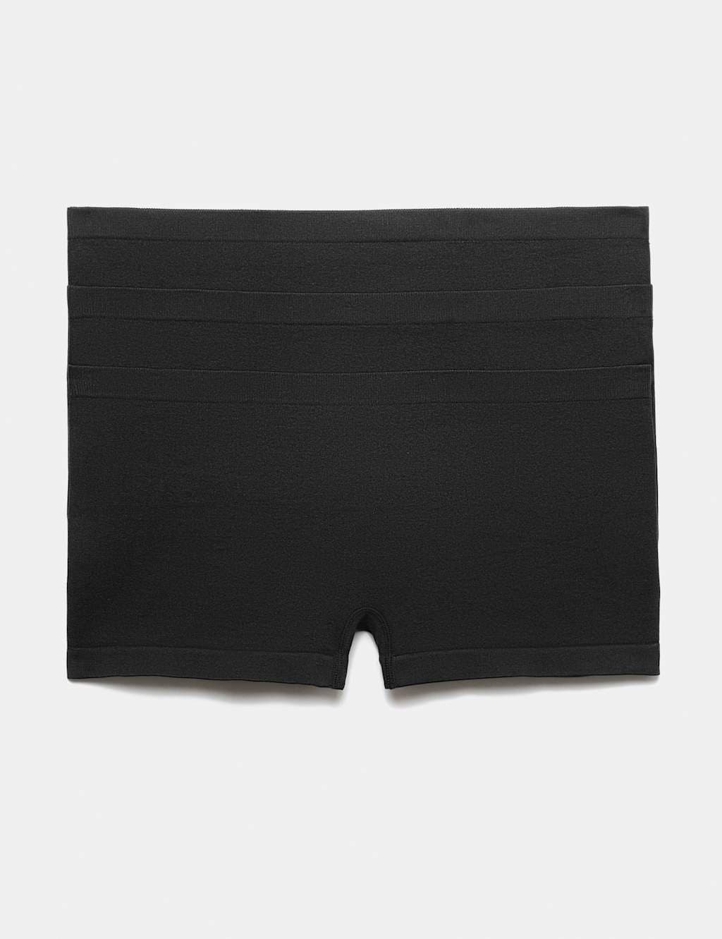 Marks & Spencer M&S 3 Pack Seamless Boxer Shorts Black