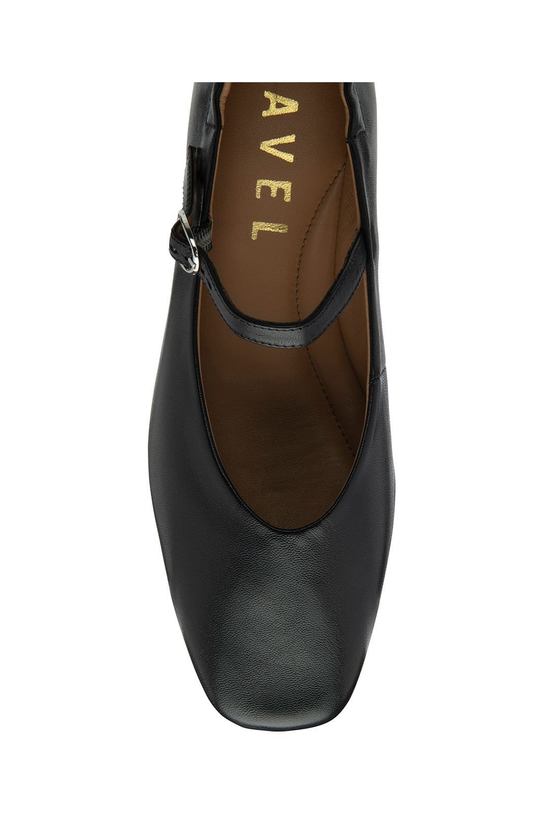 Ravel Ravel Women's 'Lanton' Leather Mule Sandals in Black - 4