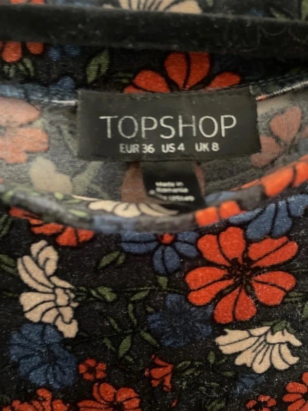 Topshop Topshop velvet dress - Autumn staple -8