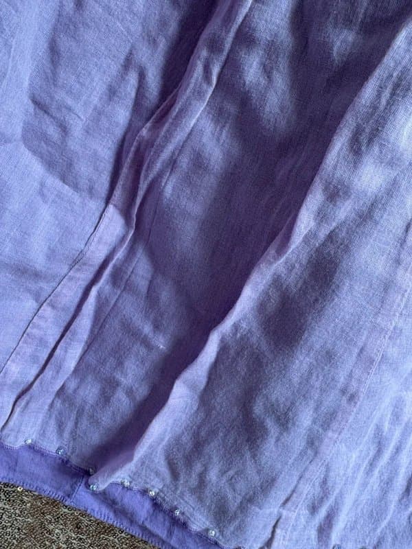 Per Una Per Una lilac sequin trim boho skirt