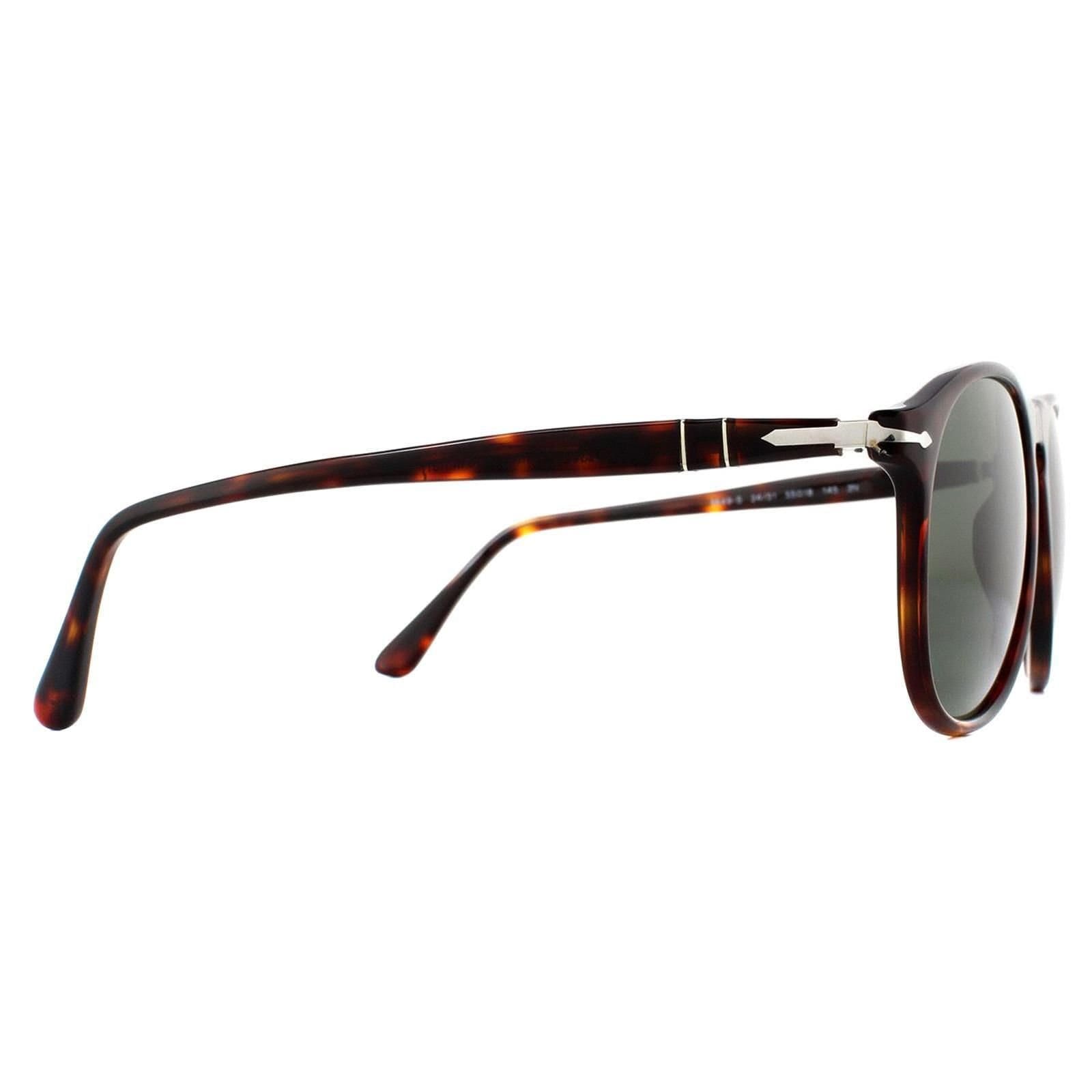 Persol Persol Men's Round Havana Grey Sunglasses in Brown - 4