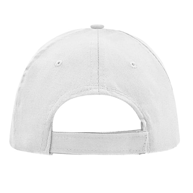 Myrtle Beach Myrtle Beach Men's Promo 5 Panel Sandwich Peak Cap in White - 2