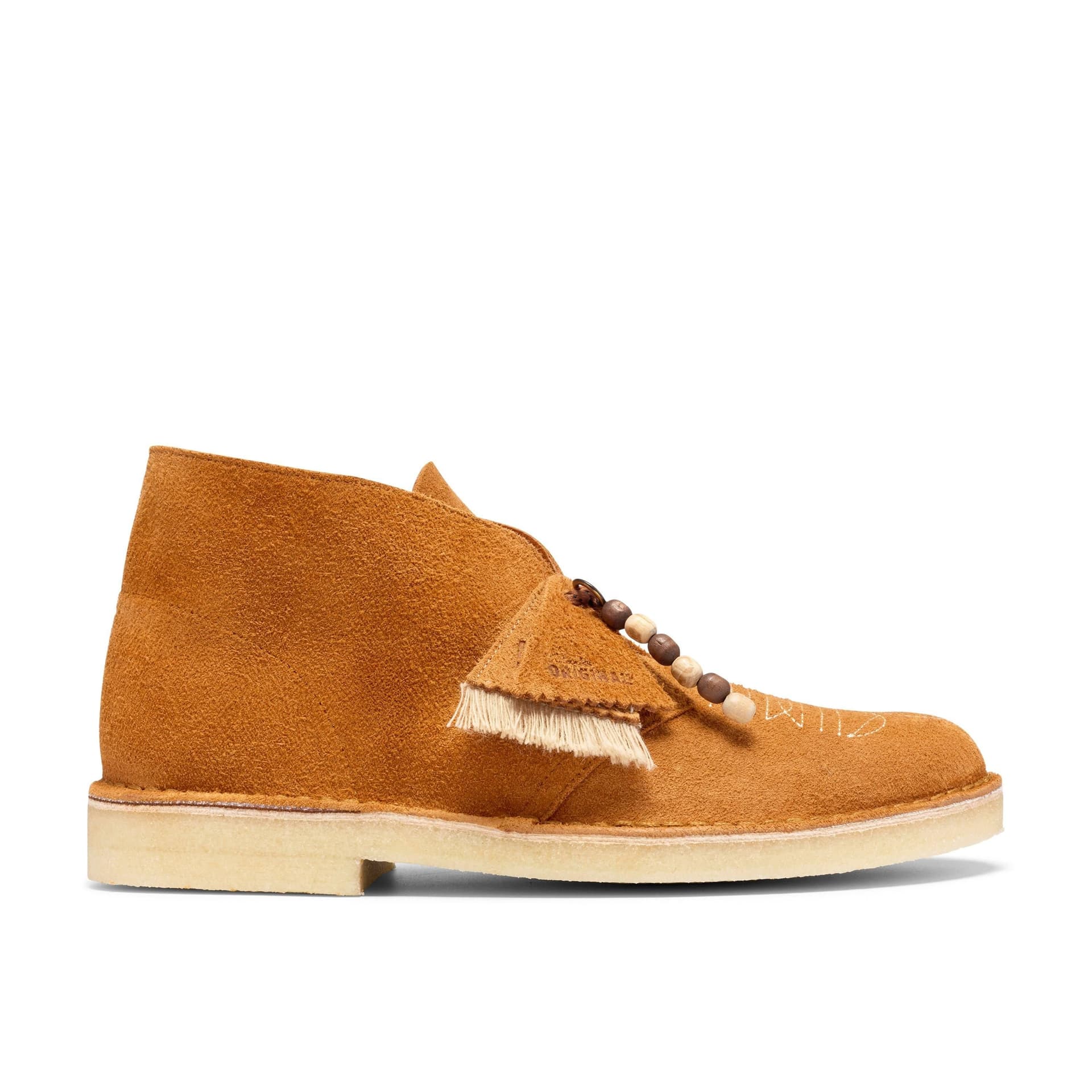 Clarks Clarks Men's Desert Boot Ginger Suede Desert Boots, Lace Up in Brown