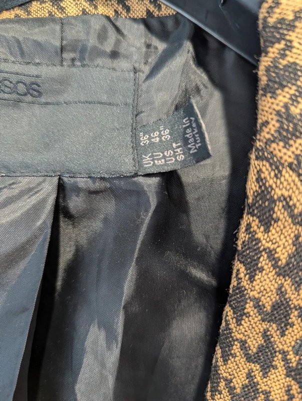 ASOS ASOS Men’s Houndstooth Blazer – 36s Chest - Excellent Condition - 1