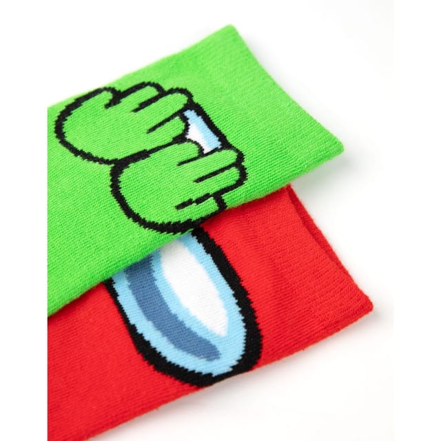 Among Us Among Us Men's Calf Socks Set of 5 | Boys Multicoloured | Official Merch - 3