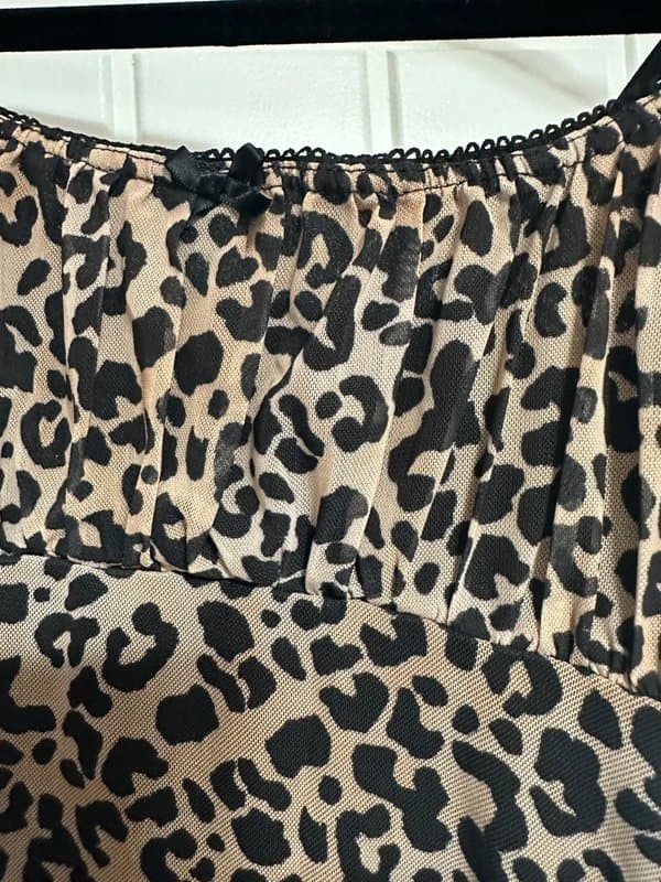 New Look Leopard vest top